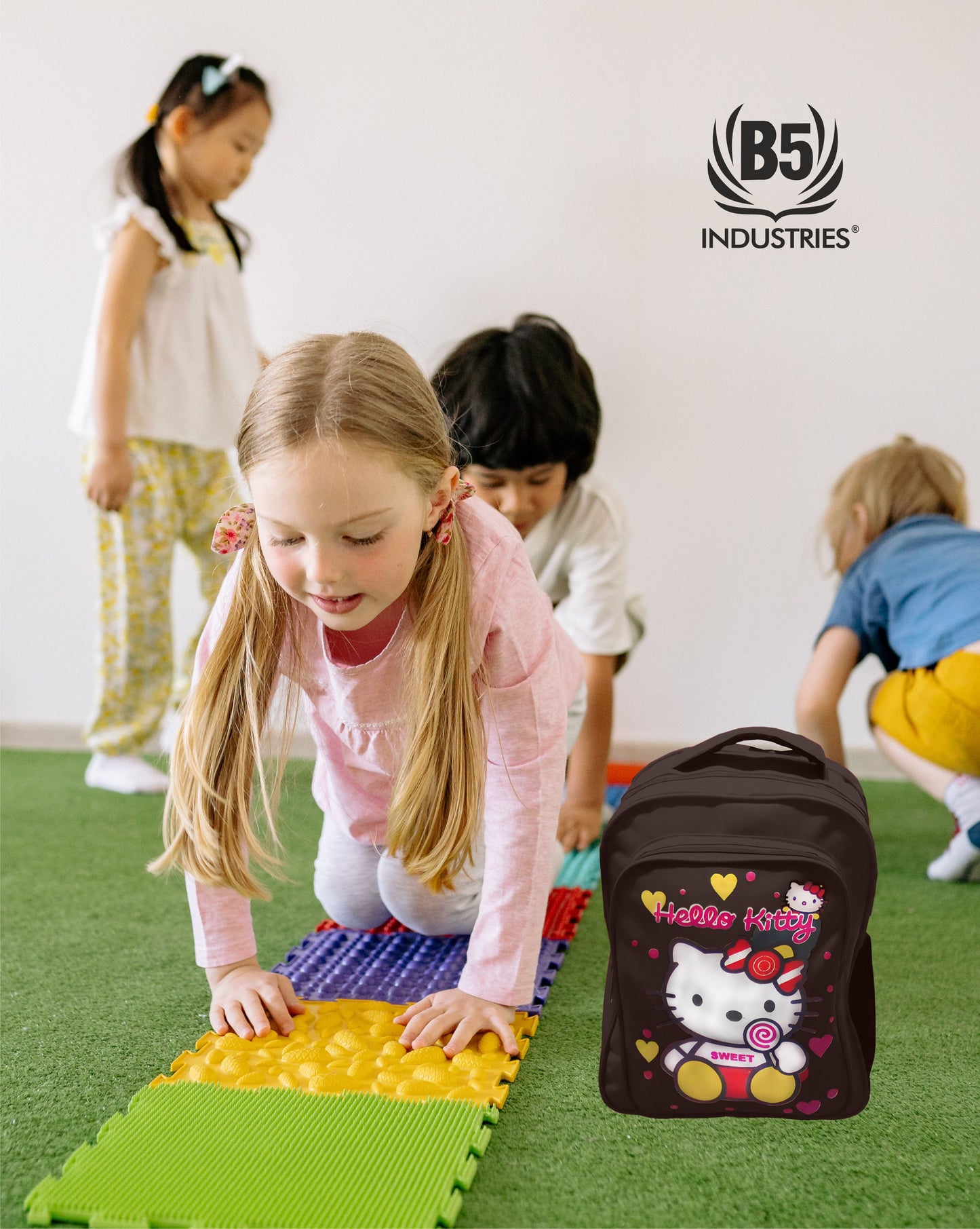 Unisex Kids School Bag Cartoon Backpacks For /Boy/Girl/Baby/ (3-12 Years) Waterproof School Bag  (Brwon, 21 L)