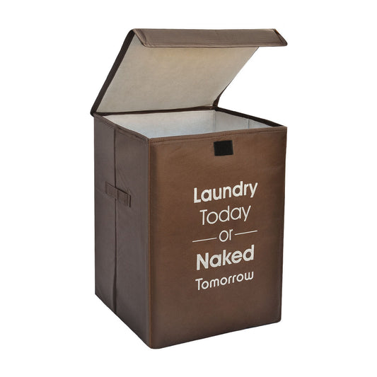 75 L Brown Laundry Bag  (Non-Woven)