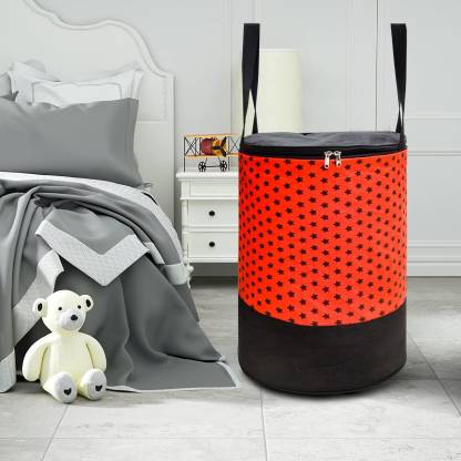 55 L Red Laundry Basket  (Non-Woven)