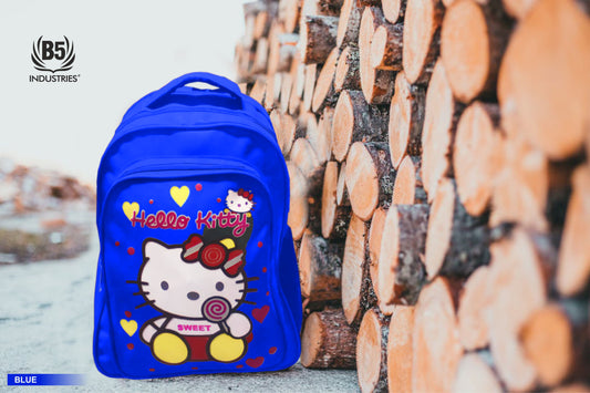 Unisex Kids School Bag Cartoon Backpacks For /Boy/Girl/Baby/ (3-12 Years) Waterproof School Bag  (R Blue, 21 L)