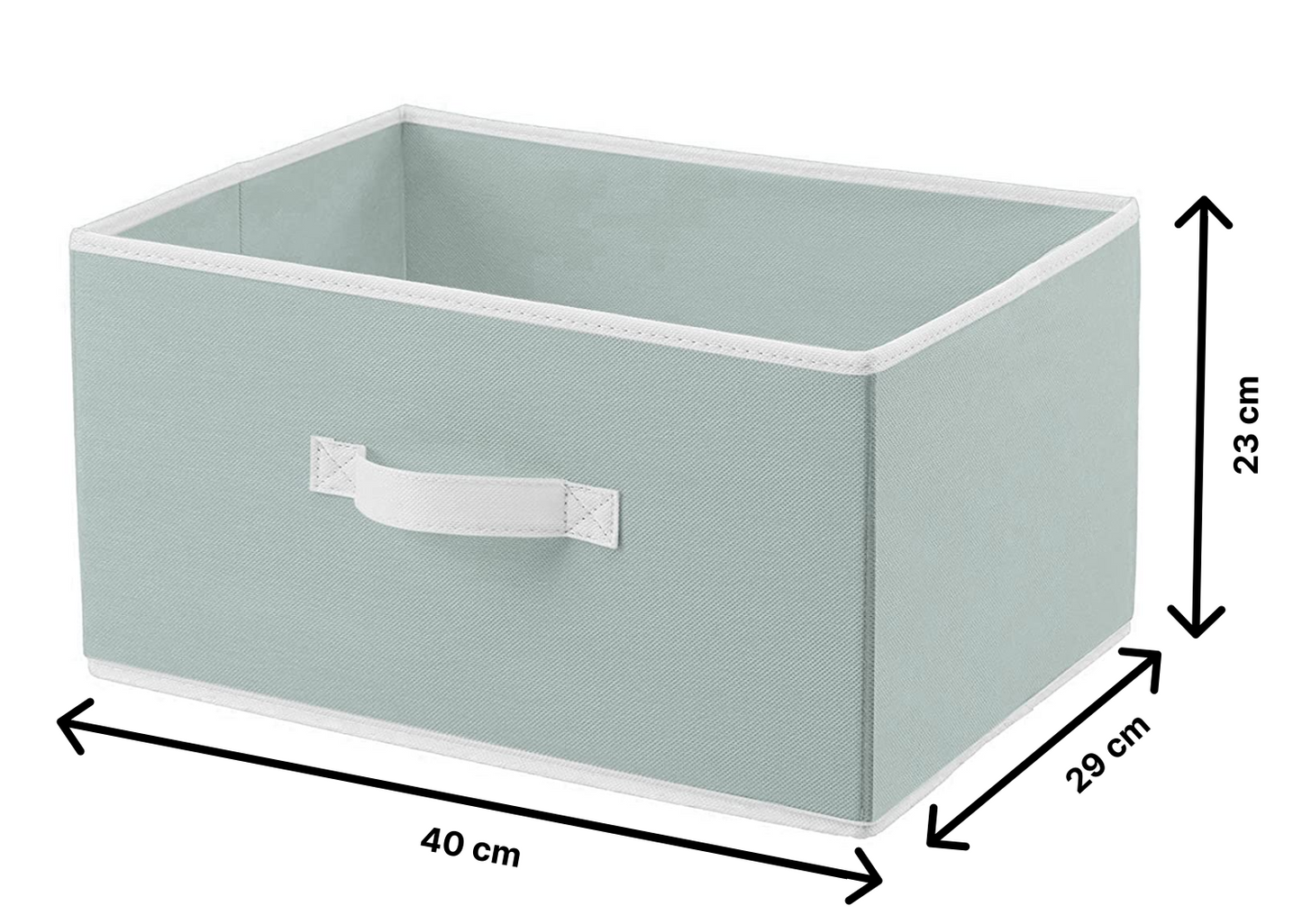 Rectangular Storage Organizer with Side Handle for Toy\Clothes\Books(Pack of 3) Storage Box (Copy) (Copy)